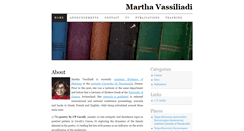 Desktop Screenshot of martha-vassiliadi.papagiannakis.org