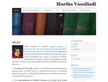 Tablet Screenshot of martha-vassiliadi.papagiannakis.org